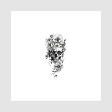 Temporary tattoo “Macabre Beauty”