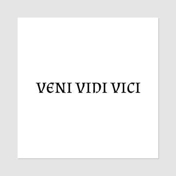 Temporary tattoo “VENI VIDI VICI”