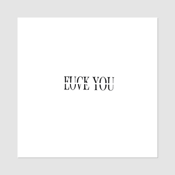 Temporary tattoo “LOVE YOU”