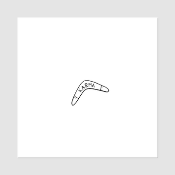 Temporary tattoo “Karma”