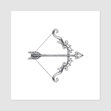 Temporary tattoo “Bow”
