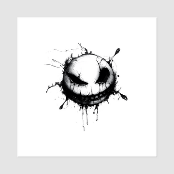 Temporary tattoo “Macabre Mask”