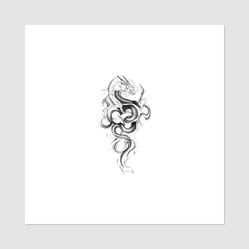 Temporary tattoo “Japanese dragon”