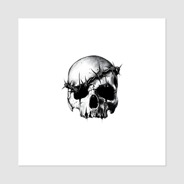 Temporary tattoo “The Crowned Skull”