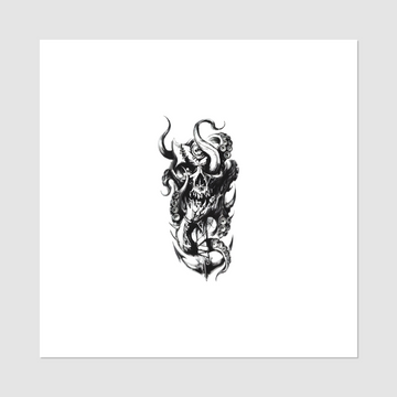 Temporary tattoo “Curse of the Deep”